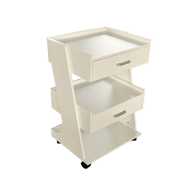 HZ2082BK / HZ2082 サロントロリーカートホイールローリングカート理髪ステーション引き出し付き