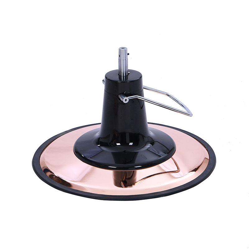 HZ22PB ヴィンテージ理容椅子油圧ポンプ、ローズゴールドベース