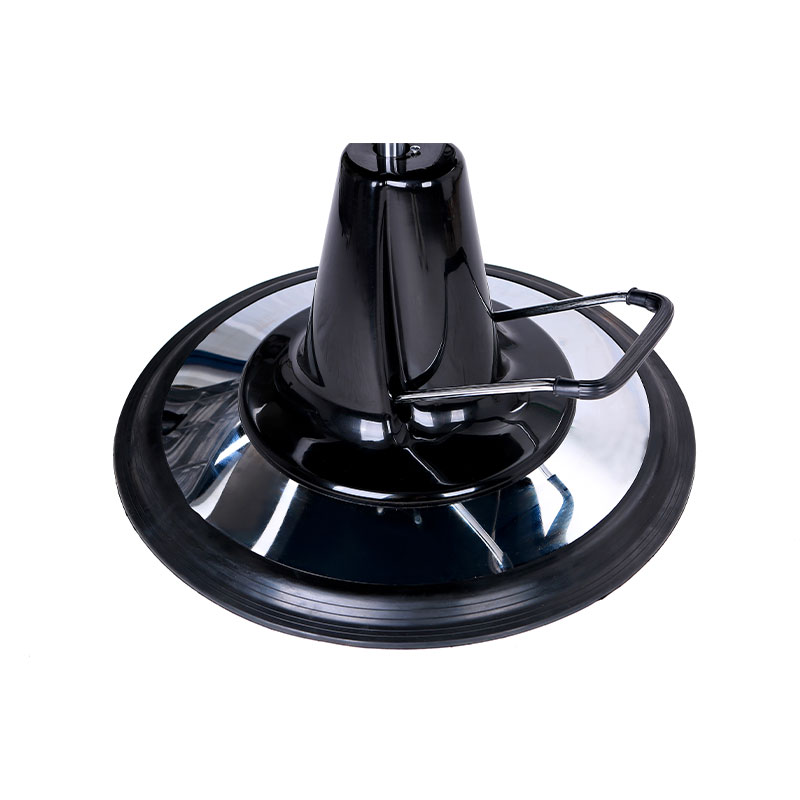 HZ22DY ヴィンテージ理容椅子油圧ポンプ、シルバーベース