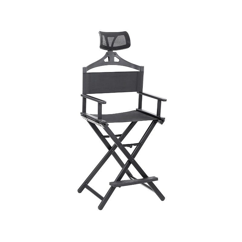 HZ2008Z Protable 折りたたみ式メイクアップチェア ヘッドレスト付き
