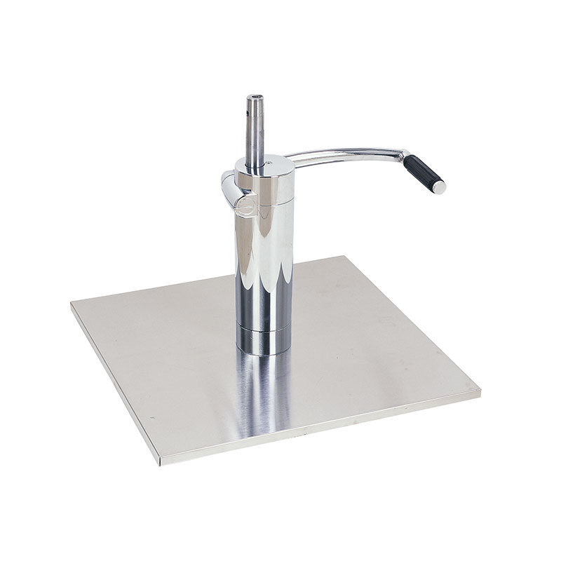 HZ07 スタイリングチェア油圧スライバーポンプ、スクエアベース付き