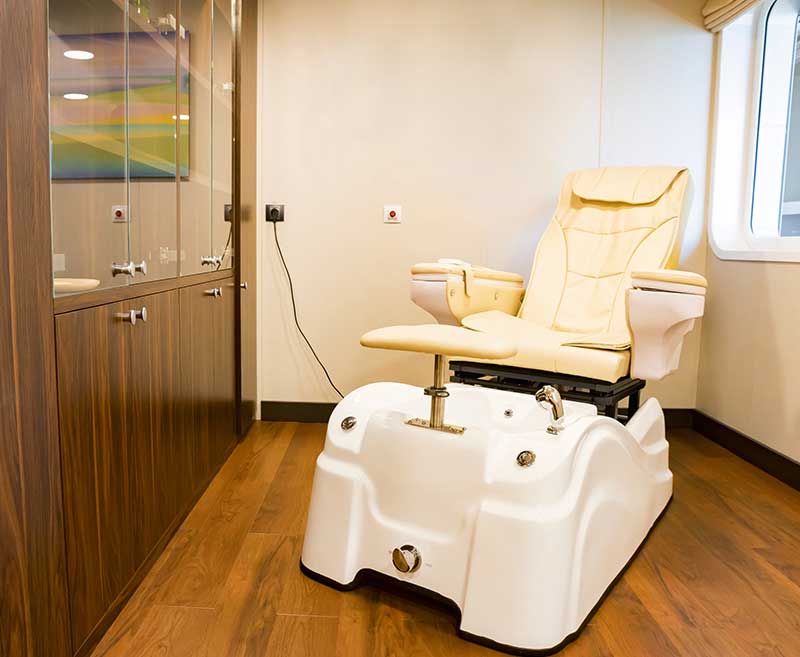 ペディキュアチェア