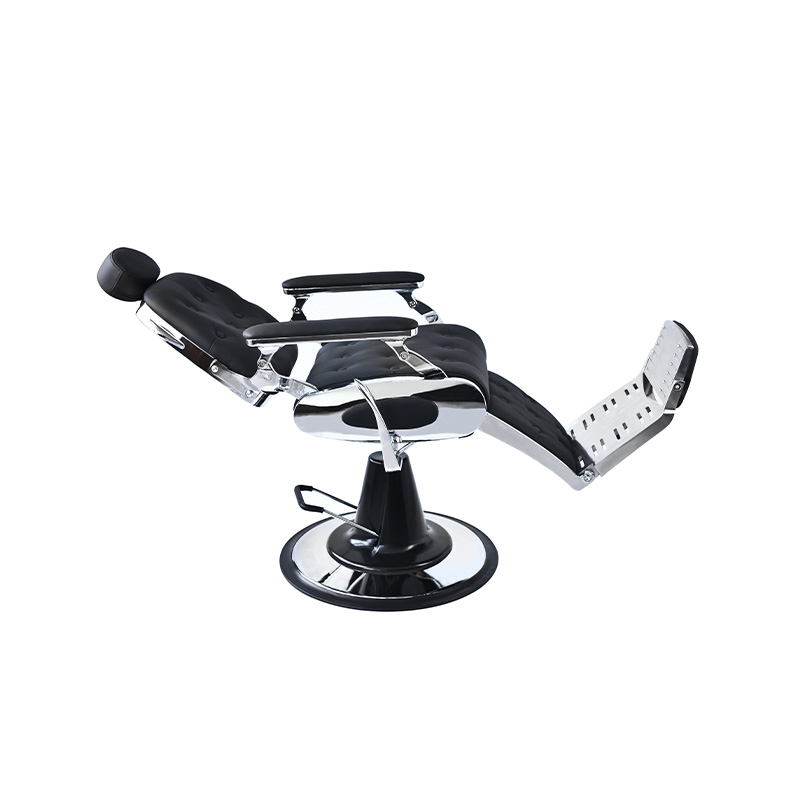 HZ8796BR / HZ8796BK / HZ8796Z ヴィンテージレッドバックル背もたれ理髪店理容室椅子