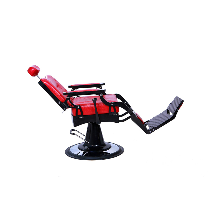 HZ8754RD ヴィンテージスタイルの赤いサロンチェア