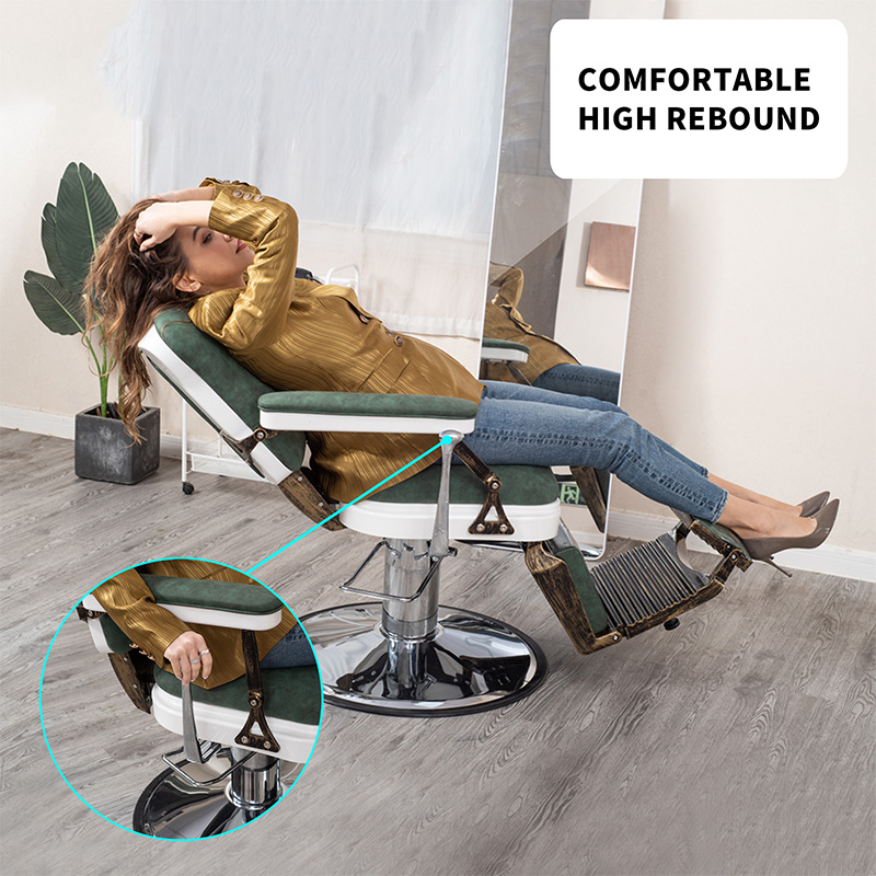 HZ8753BK / HZ8753GR / HZ8753RD ブラックヴィンテージリンカーンバーバーチェア