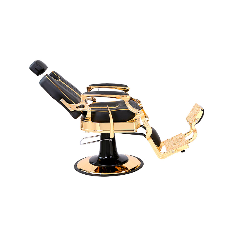 HZ87104 頑丈な金属フレームを備えたインダストリアルスタイルの調節可能なヴィンテージバーバーチェア