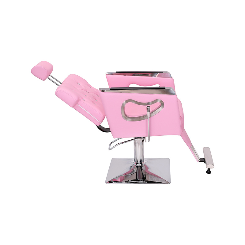 HZ87111GY / HZ87111WT / HZ87111PK / HZ87111BR / HZ87111 リクライニングサロンチェアヘビーデューティ、ヘアスタイリストのためのヴィンテージスタイリングチェア