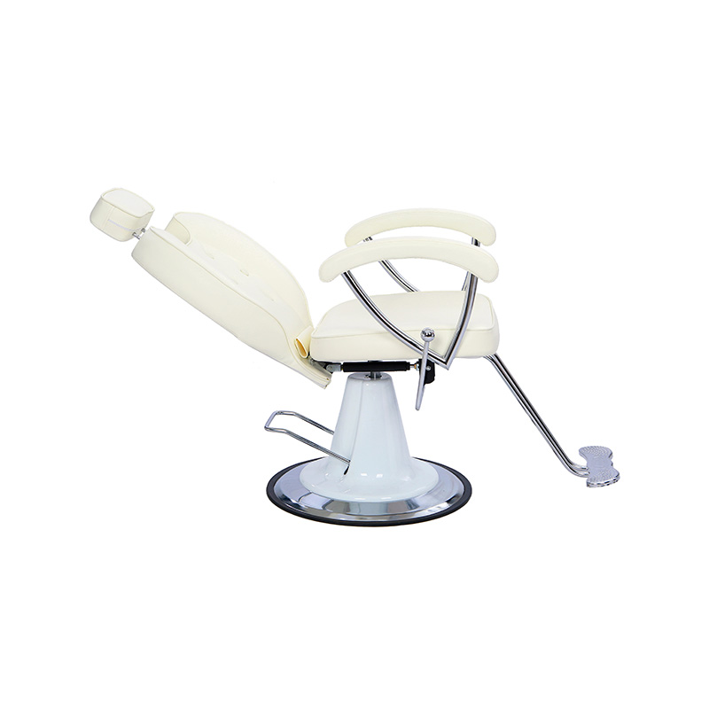 HZ8712C / HZ8712B / HZ8712 Bige バーバーチェア背もたれバックルファッションサロンチェア