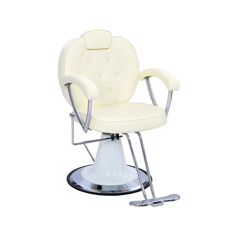 HZ8712C / HZ8712B / HZ8712 Bige バーバーチェア背もたれバックルファッションサロンチェア