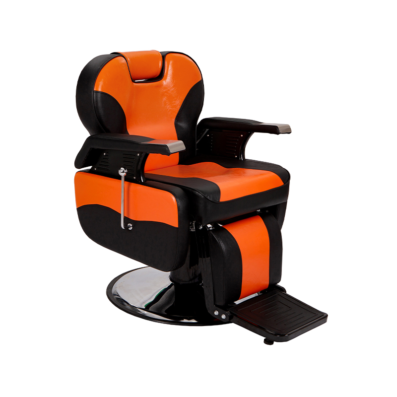 HZ8702D ブラッククラシックバーバーチェアリクライニングヘアサロンスタイリストチェア