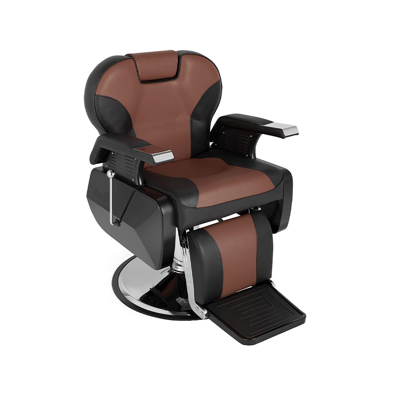 HZ8702AZ ブラウン&ブラック重量油圧理髪椅子