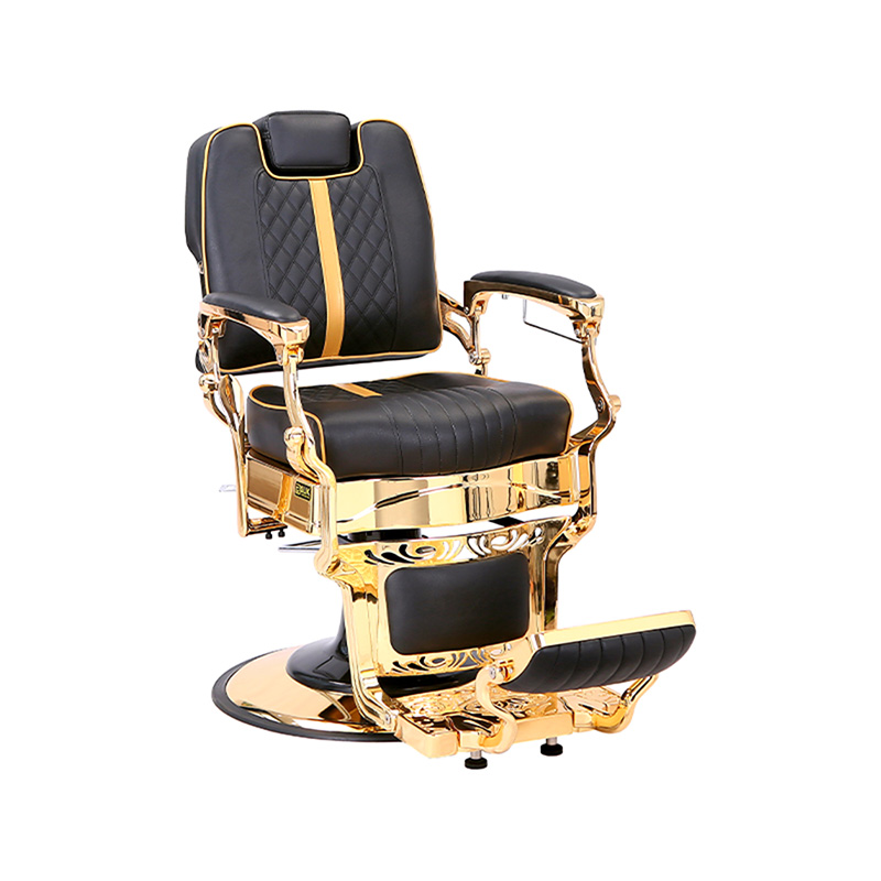 HZ87104 頑丈な金属フレームを備えたインダストリアルスタイルの調節可能なヴィンテージバーバーチェア